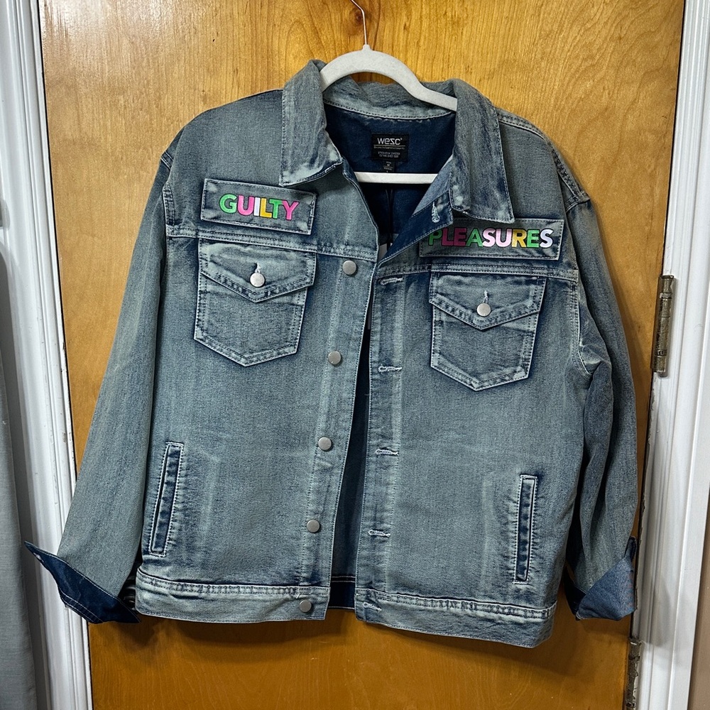 Wesc Guilty Pleasures Blue Jean Jacket Men’s M / Women’s L